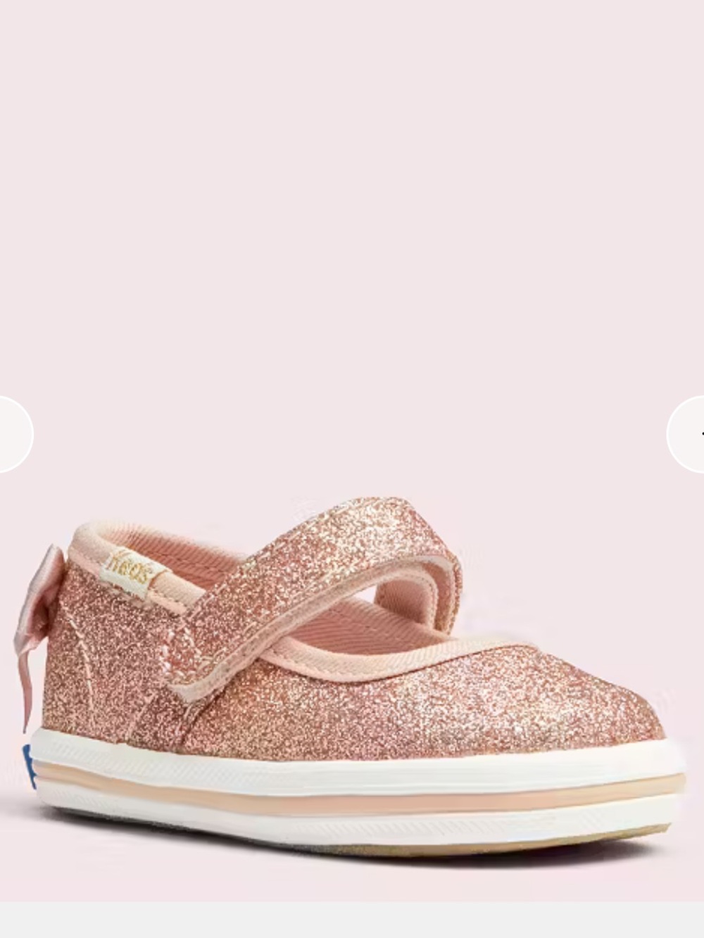 Keds X Kate Spade NewYork Sloan Mary Jane CribSneakers Baby Shoe Size 3 Gold
